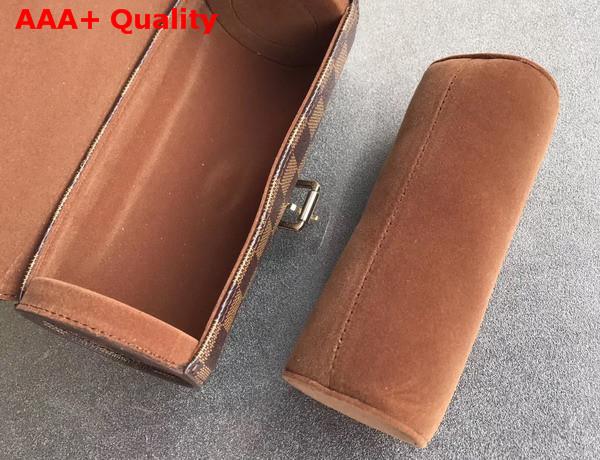 Louis Vuitton 3 Watch Case Damier Ebene Canvas Replica