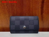 Louis Vuitton 6 Key Holder Damier Graphite Canvas Replica