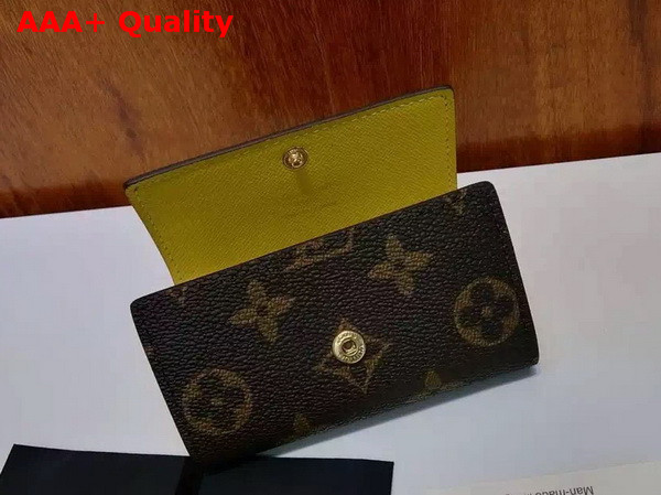 Louis Vuitton 6 Key Holder Monogram Canvas Jonquille Replica