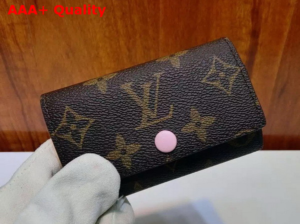 Louis Vuitton 6 Key Holder Monogram Rose Ballerine Replica