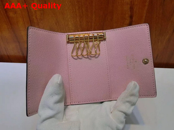 Louis Vuitton 6 Key Holder Monogram Rose Ballerine Replica