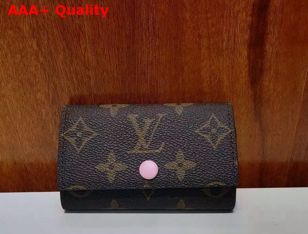 Louis Vuitton 6 Key Holder Monogram Rose Ballerine Replica