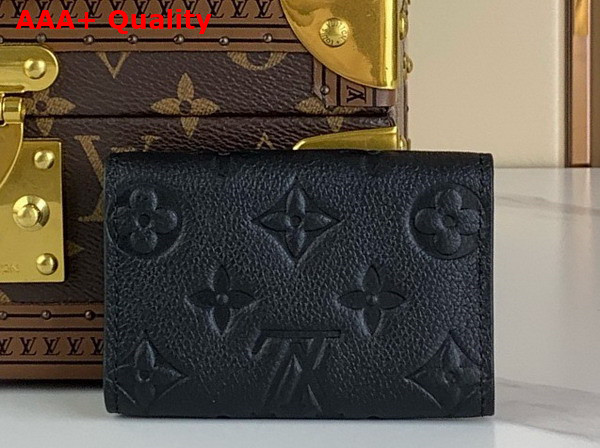 Louis Vuitton 6 Key Kolder in Black Monogram Empreinte Leather M64421 Replica