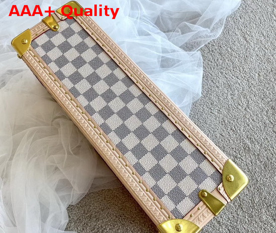 Louis Vuitton 8 Watch Case in Damier Azur Canvas Replica