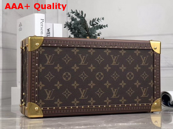 Louis Vuitton 8 Watch Case in Monogram Canvas with Beige Microfiber Lining M47641 Replica