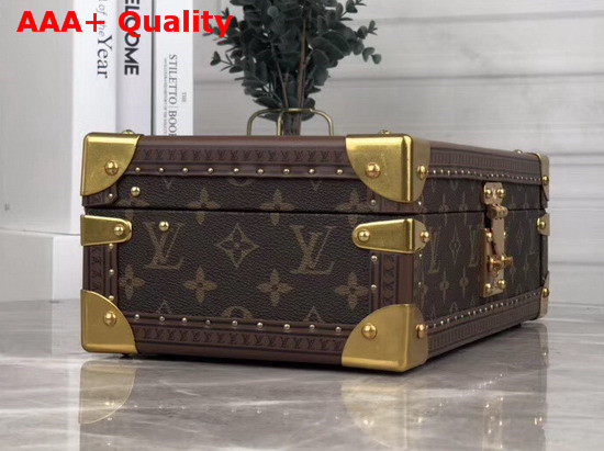 Louis Vuitton 8 Watch Case in Monogram Canvas with Beige Microfiber Lining M47641 Replica