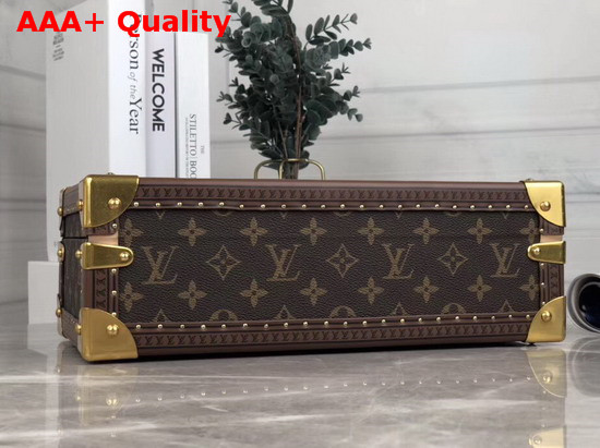 Louis Vuitton 8 Watch Case in Monogram Canvas with Beige Microfiber Lining M47641 Replica