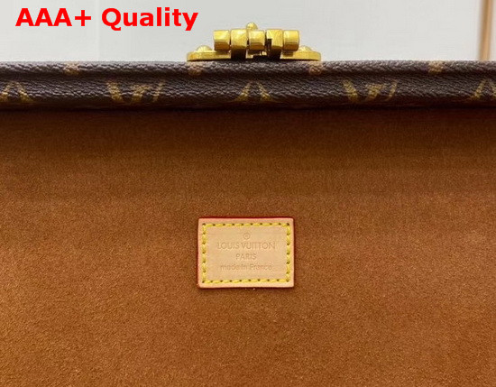 Louis Vuitton Accessories Box Monogram Canvas Brown Microfiber Lining Replica