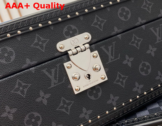 Louis Vuitton Accessories Box Monogram Eclipse Coated Canvas Black Microfiber Lining M44127 Replica