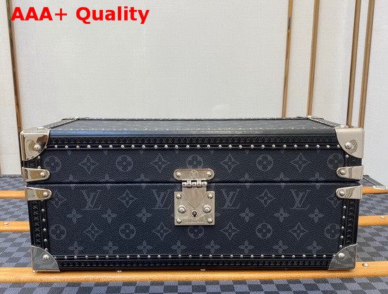 Louis Vuitton Accessories Box Monogram Eclipse Coated Canvas Black Microfiber Lining M44127 Replica