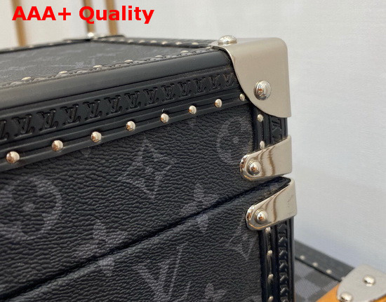 Louis Vuitton Accessories Box Monogram Eclipse Coated Canvas Red Microfiber Lining M44127 Replica