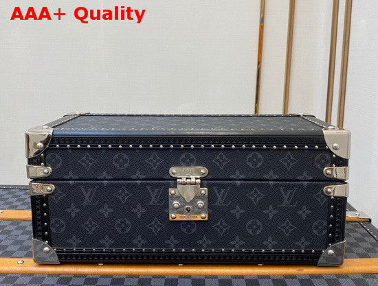 Louis Vuitton Accessories Box Monogram Eclipse Coated Canvas Red Microfiber Lining M44127 Replica