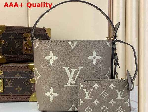 Louis Vuitton All in BB Tourterelle Creme Bicolor Monogram Empreinte Leather M13045 Replica