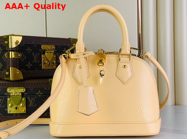 Louis Vuitton Alma BB Bag in Beige Epi Leather Replica