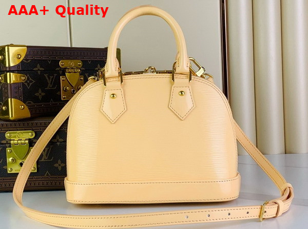 Louis Vuitton Alma BB Bag in Beige Epi Leather Replica