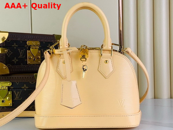 Louis Vuitton Alma BB Bag in Beige Epi Leather Replica