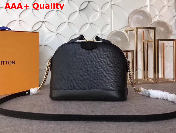 Louis Vuitton Alma BB Black Epi Grained Cowhide Leather Replica