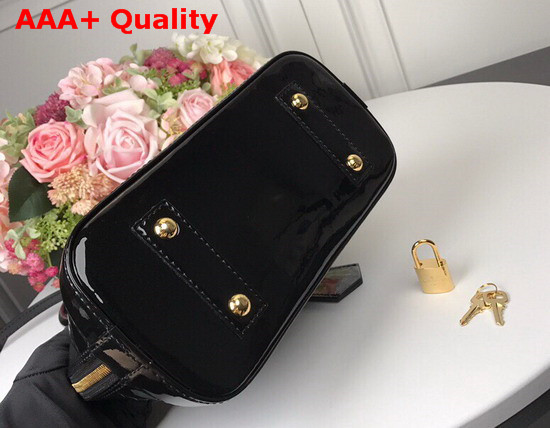 Louis Vuitton Alma BB Black Monogram Vernis Leather Replica