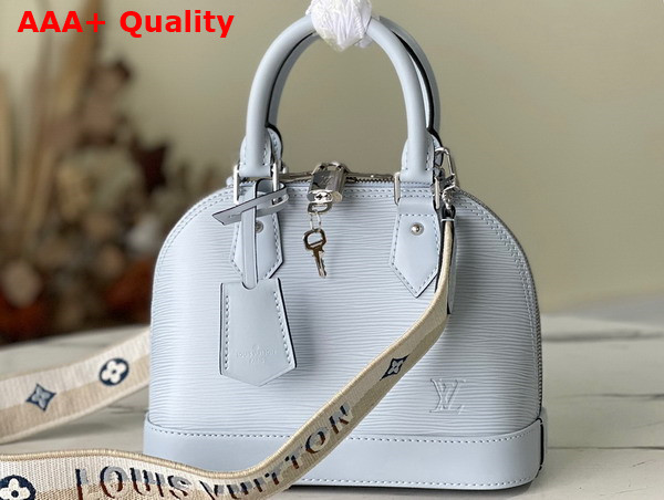 Louis Vuitton Alma BB Bleu Nuage Epi Leather M59345 Replica