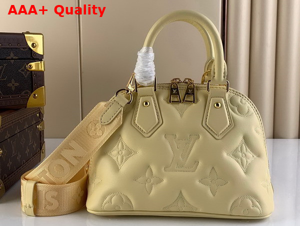 Louis Vuitton Alma BB Bubblegram Leather Banane M59821 Replica