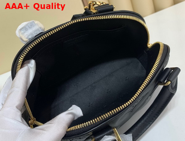 Louis Vuitton Alma BB Bubblegram Leather Black M59793 Replica