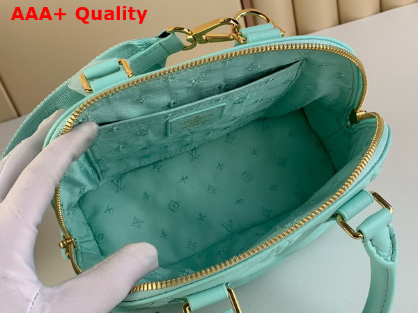 Louis Vuitton Alma BB Bubblegram Leather Vert Deau Green M20855 Replica