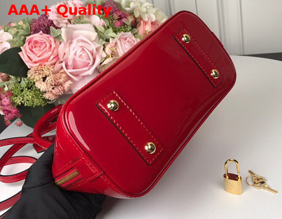 Louis Vuitton Alma BB Cherry Monogram Vernis Leather M90174 Replica