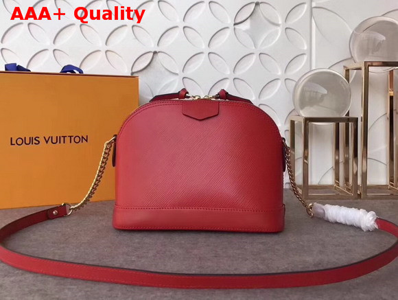 Louis Vuitton Alma BB Coquelicot Epi Grained Cowhide Leather Replica