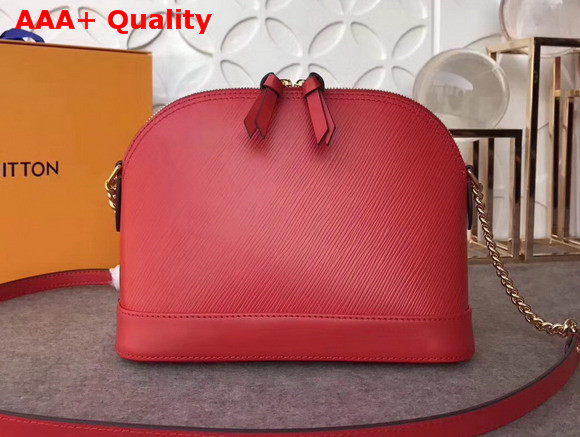 Louis Vuitton Alma BB Coquelicot Epi Grained Cowhide Leather Replica