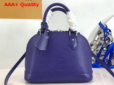 Louis Vuitton Alma BB Epi Light Purple Replica