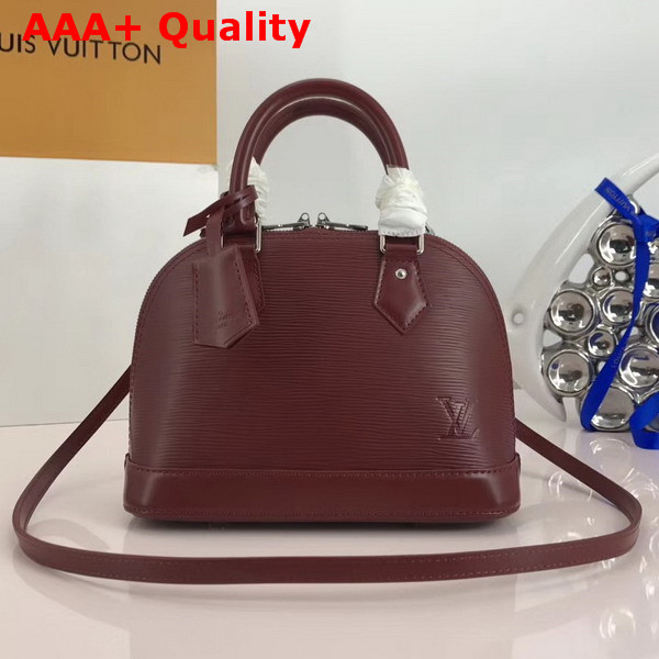 Louis Vuitton Alma BB Epi Prune Rose Poudre Replica