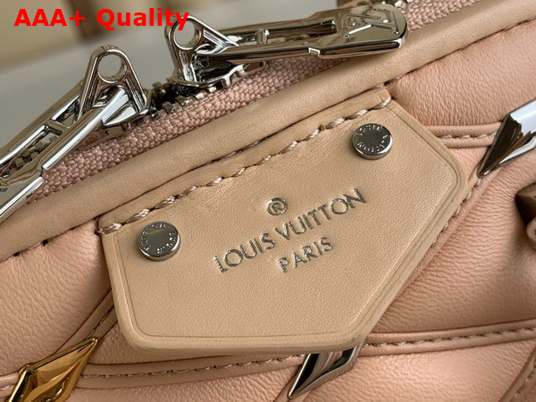 Louis Vuitton Alma BB Handbag in Beige Lambskin with a Diamond Motif M24153 Replica