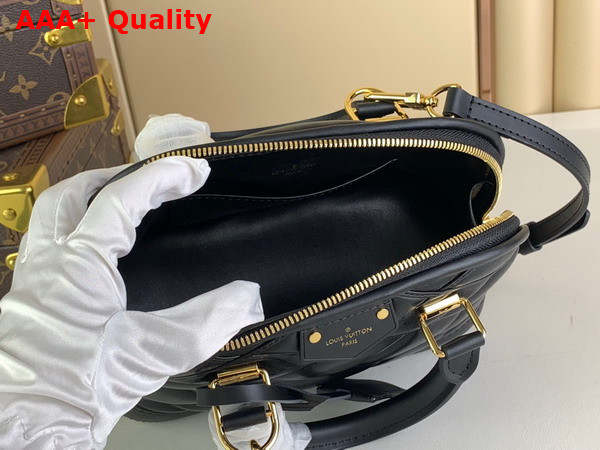 Louis Vuitton Alma BB Handbag in Black Quilted Lambskin Replica