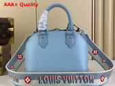 Louis Vuitton Alma BB Handbag in Bleu Nuage Epi Grained Cowhide Leather M22357 Replica