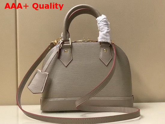 Louis Vuitton Alma BB Handbag in Galet Gray Epi Leather Replica