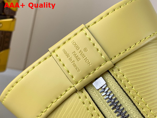 Louis Vuitton Alma BB Handbag in Jaune Plume Yellow Epi Grained Cowhide Leather M22213 Replica