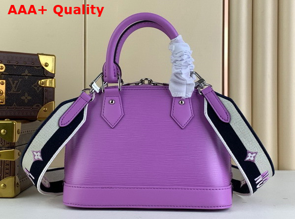 Louis Vuitton Alma BB Handbag in Lilas Epi Grained Cowhide Leather M22642 Replica