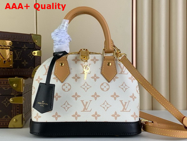 Louis Vuitton Alma BB Handbag in Monogram Dune Coated Canvas Replica