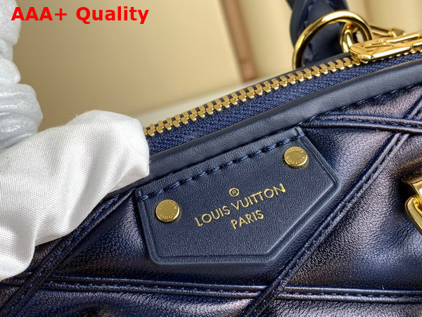 Louis Vuitton Alma BB Handbag in Navy Blue Padded Lambskin M23666 Replica