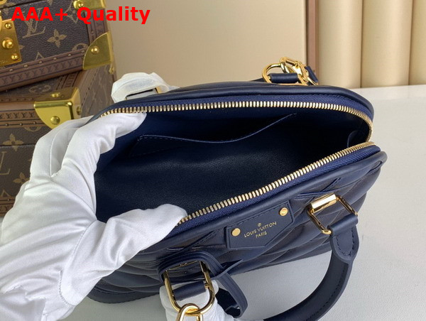 Louis Vuitton Alma BB Handbag in Navy Blue Padded Lambskin M23666 Replica