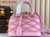 Louis Vuitton Alma BB Handbag in Rosabella Pink Lambskin M24453 Replica