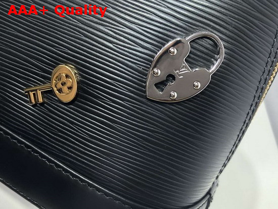 Louis Vuitton Alma BB Love Lock Edition Noir Epi Leather M52884 Replica