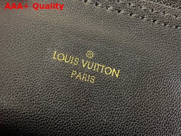 Louis Vuitton Alma BB Malletage Black and Beige Quilted Lambskin with a Sprayed Effect M23576 Replica