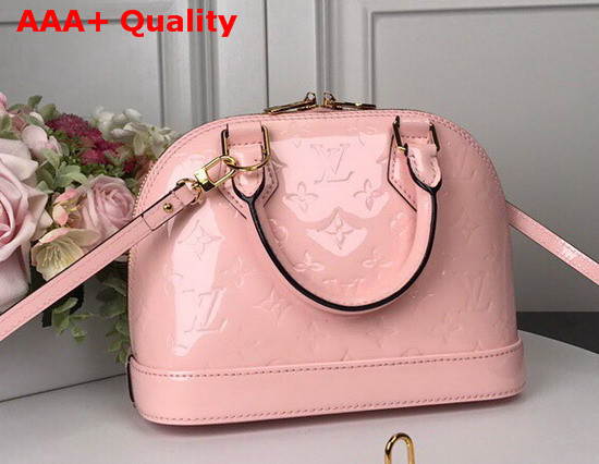 Louis Vuitton Alma BB Pink Monogram Vernis Leather Replica