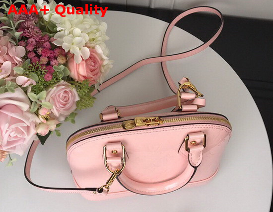 Louis Vuitton Alma BB Pink Monogram Vernis Leather Replica