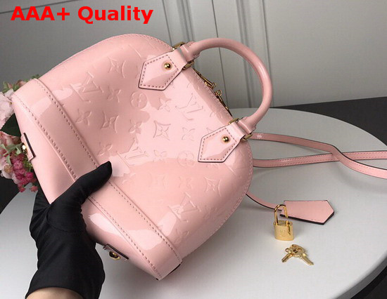 Louis Vuitton Alma BB Pink Monogram Vernis Leather Replica