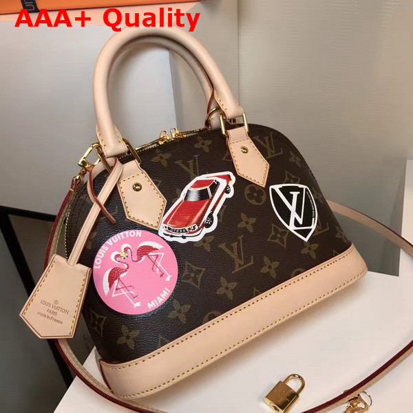 Louis Vuitton Alma BB World Tour Monogram M43230 Replica