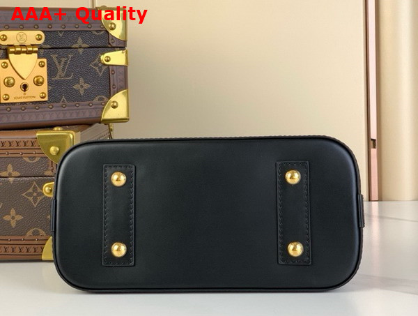 Louis Vuitton Alma BB in Black Calfskin Monogram Ink Collection M12289 Replica