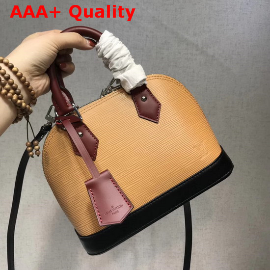 Louis Vuitton Alma BB in Camel Epi Leather Replica