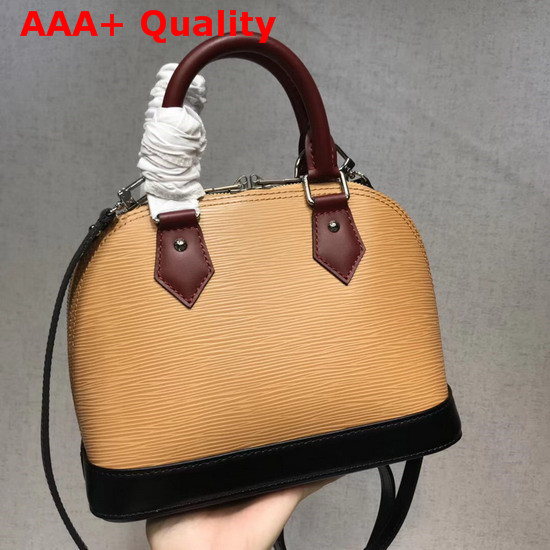 Louis Vuitton Alma BB in Camel Epi Leather Replica